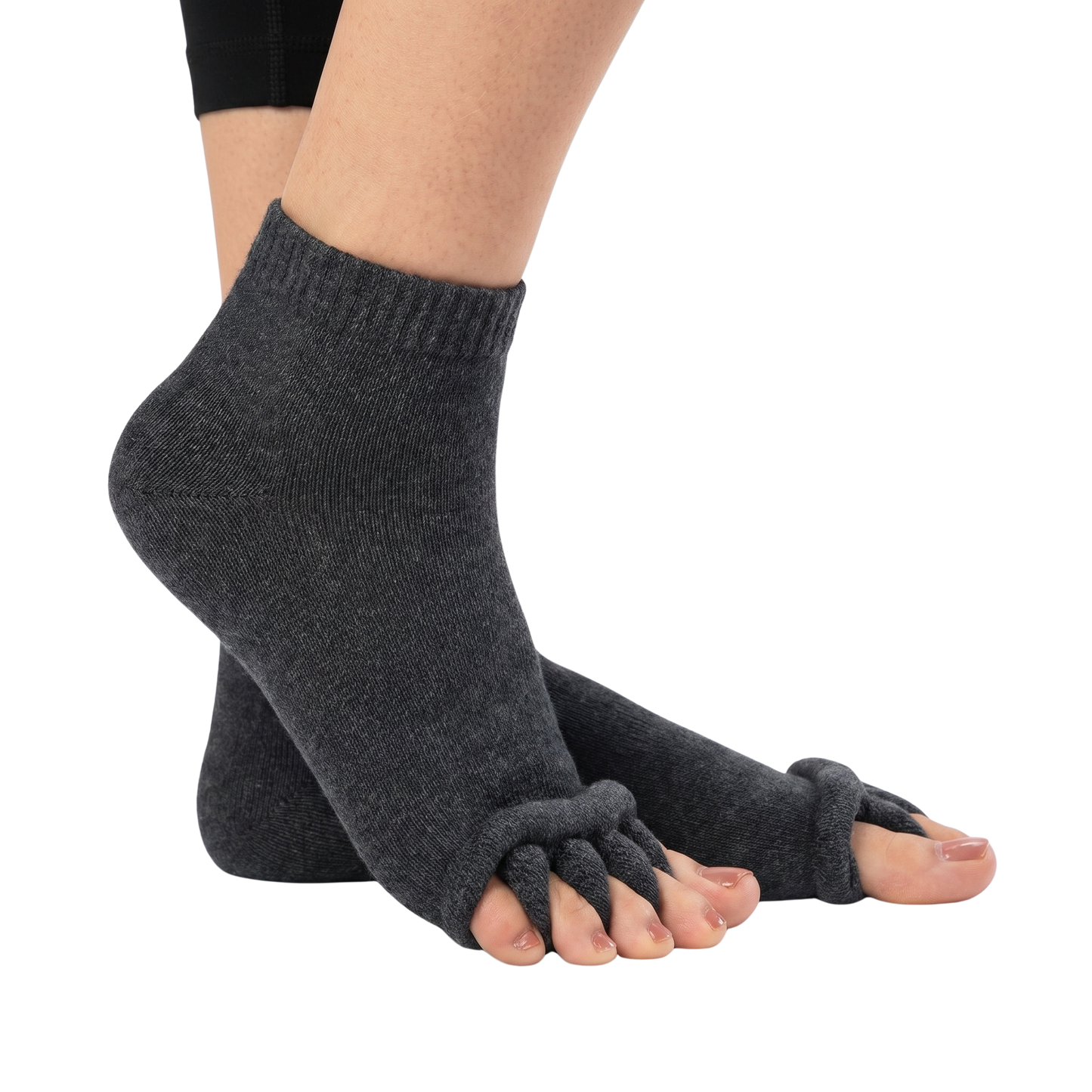 Foot Alignment 5-Toe Separator Orthopedic Cotton Socks for Women & Men