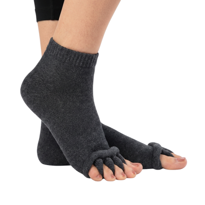 Foot Alignment 5-Toe Separator Orthopedic Cotton Socks for Women & Men
